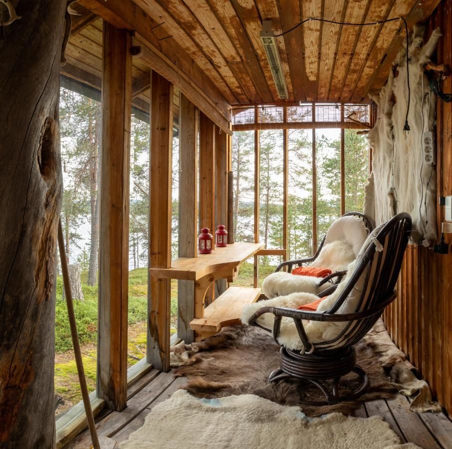 Дома для отпуска SUMMER - The White Blue Wilderness Lodge Инари-32