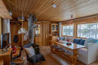 Дома для отпуска SUMMER - The White Blue Wilderness Lodge Инари Вилла с видом на сад-31